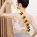 Wooden Cervical Vertebra Massage Roller Rope | Relieve Muscle Soreness & Stress | Lymphatic Drainage Manual Massage Belt - Buy Online on GoSupps.com