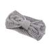 1 Pieces Winter Knit Headbands Chunky Knit Headbands Ear Warmer Crochet Head Wraps for Women Girls Grey
