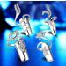 4 PCS Rhinestone Finger Tip Nail Rings - Adjustable Opening Nail Art Charms in Silver Women's Fashion - Buy Online on GoSupps.com