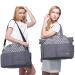 Buy Lekebaby Large Baby Diaper Bag Messenger with Changing Mat - Grey | Ideal for Travel - International Shipping Available - Buy Online on GoSupps.com