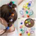 Zanwell 20pc Elastic Hair Ties with Balls Brightly Colored Marble Finish Hair Bands for Girls Bead Bubble Ponytail Holders No Damage Hair Accessories for Infants Toddlers Kids Teens - Buy Online on GoSupps.com