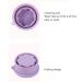 2 in 1 Makeup Brush Cleaner Bowl - Portable Folding Cleaner & Drying Rack Multifunctional Space-Saving Mat (Pink) for Effortless Brush Care - Buy Online on GoSupps.com