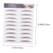 Buy Housoutil Eyebrow Transfer Stickers - 9 Sheets 4D & 6D Makeup Tools for Perfect Brow Shaping | International Shipping Available - Buy Online on GoSupps.com