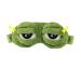 Unisex Sleep Eye Mask Cute Frog 3D Cartoon Soft Eye Mask for Sleeping Travel Office Blindfold Relax (D-Green 248.5cm/9.453.35inch)