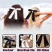 Silky Satin Ribbons Bowknot Clips Tail Large Bows Hair Ribbons Bows Hairpin Cute Hair Bows Solid Color Hair Barrette Simple Large Bows for Women Girls Lady(Black&White) - Buy Online on GoSupps.com