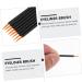 WOONEKY 100pcs Disposable Eyeliner Brush Lip Scrubber Tool Fine Liner Brush Eyeliner Makeup 9x6.5cm As Shown - Buy Online on GoSupps.com