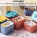 EACHPT Formula Powder Dispenser Pot 480ml - Portable Sealed Milk Storage for Travel - Blue - Buy Online on GoSupps.com