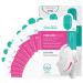 Mediheal Tension Flex Soothing Mask Pack of 10 - Tea Tree and Centella Asiatica Calming Facial Contours Perfect Skin Lifting Mask Sheet Flexible Sheet for Jawline and Chin Lifting