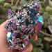 Natural Rainbow Coated Quartz Aura Quartz Cluster Titanium Aura Quartz Rainbow Aura Cluster Gem Specimen s - Buy Online on GoSupps.com