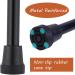YAMTHR Walking Cane Folding Cane Adjustable Walking Cane for Women Foldable Cane Folding Cane for Men Canes for Seniors Adjustable Cane Walking Stick Supports up to 250 Pounds (Black) - Buy Online on GoSupps.com