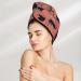 Black Cats -Microfiber Hair Towel Super Absorbent Quick Dry Hair Turbans for Wet Hair Drying Hair Bonnet Cap for Curly Long Thick Hair Hair Towel Wrap with Button for Women Girls Kids