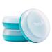Boon  NURSH Storage Buns (Pack of 3)  Blue-white 3 Count (Pack of 1) 3 Count (Pack of 1) Storage Buns