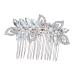 Mikinona 1pc Bridal Hair Comb Bride Hair Clip Womens Hair Clips Wedding Hair Comb Elegant Headwear Hair Jewels for Women Goody Hair Clips for Women Hair Combs for Women Rhinestone Hair Comb