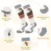 Kids Merino Wool Ski Socks (2 Pairs) - Red X-Small | Winter Thermal Socks for Boys Girls 3-16 Years - Buy Online on GoSupps.com