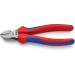 Knipex Diagonal Cutter black atramentized with multi-component grips 160 mm (self-service card/blister) 70 02 160 SB Multi-component Grips Blue/Red 160 mm atramentized on self-service card