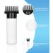 Buy Hair Oil Applicator Bottle 180ml - Root Comb with Clear Scale & 13 Oil Outlets for Hair Care & Styling - Black & Clear Body - Buy Online on GoSupps.com