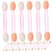 Ipetboom 100pcs Eye Shadow Stick Dual-side Eyeshadow Makeup Eye Patch Sponge Emulsion Pink Woman 7.5x0.5cm Pink