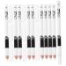 FOMIYES 50 Pcs Lying Silkworm Eyeliner Highlighter Eyeliner Pen Cosmetics Eye Line Pencils Miss Water Proof 1 count (Pack of 1) Whitex5pcs