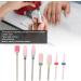 Portable Nail Drill Bits Set 7 Pieces Electric Nail File Nail Art Remover 3/32 Inch Acrylic Bits for Home Salon Use Convenient and Versatile Electric Manicure Pedicure Kit - Buy Online on GoSupps.com