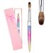 Acrylic Nail Brush - Kolinsky Nail Brushes for Acrylic Application - Acrylic Powder Brush for Nail Art - Nail Brush Acrylic for Professional Manicure DIY Home Salon (#12, Gradient) #12 Gradient