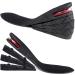 4 layer increase insole height-adjustable insole 3cm 9cm height increase insole insole with air cushion elevator kits missions for men & women hidden inner sole you make greater 4 layers