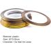 Worparsen Nail Accessories Manicure Line Striping Tape Luxury Creative Golden - Buy Online on GoSupps.com