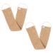 Lurrose 2pcs Ramie Jute Body Scrubber Belt Exfoliating Exfoliating Back Scrubber Bath Shower Strap Wash Towel for Home Travel SPA