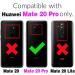 ELISORLI Compatible with Huawei Mate 20 Pro Case Rugged Thin Slim Cell Accessories Anti-Slip Fit Rubber TPU Mobile Phone Protection Silicone Cover for Hawaii Mate20Pro Mate20 20Pro Women Men Red - Buy Online on GoSupps.com