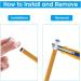 Prasacco 13mm Pool Cue Tips - 24 Pack | Slip-On Billiard Cue Tip Replacement - Buy Online on GoSupps.com
