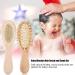 Sluffs Baby Wooden Hair Brush and Comb Set with Goat Hair Bristles - for Newborns and Toddlers - Buy Online on GoSupps.com