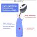 Weighted Adaptive Spoon for Hand Tremors - Easy-to-Hold Design for Independent Eating (Purple, Left Hand) - Buy Online on GoSupps.com