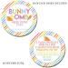 Bunny Bomb Cute Carrot Themed Happy Easter Hot Cocoa Bomb Sticker Labels  Total of 40 2 Circle Stickers (20 sets of 2) by AmandaCreation - Buy Online on GoSupps.com