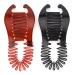 4 Pcs Flexible Plastic Banana Hair Clips - Hair Accessories for Women - Buy Online on GoSupps.com