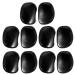 Lurrose Black Hair Dye Hairdressing Ear Cover Hair Dye Ear Cover Plastic Hair Dye Earmuffs Ear Protector for Salon Home Shower Bathing  10pcs Black Ear Cuff