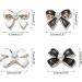 10Pieces 3D Nail Nail Art Accessories Bows Nail Jewelry Alloy-Nail Art Decorations for Women and Girls Metal Nail Studs for Nail Art Black Fragrant Butte - Buy Online on GoSupps.com