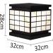 Courtyard Light Solar Outdoor Lamp Post Lights Square Waterproof Exterior Lantern Lighting Fixtures Garden Patio Yard Pathway Driveway Landscape Path Lights (Size : 32 * 32 * 28cm) () - Buy Online on GoSupps.com