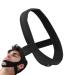 Jaw Strap Anti Schnarch Kinnrigemen chin straps for sleeping snoring stopper snoring solution adjustable anti -snoring belt chin support facelift belt for men and women breathable black