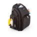 Safety 1st diaper backpack for on the go diaper bag including a wet cloth box with quick access changing padding and 17 different storage compartments black