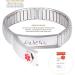 Expandable Medical Alert Bracelet 13mm Width - Diabetic Type 2 - 18cm - Privacy Lift-Up Section - Includes Medical Info Card - Men & Women - Buy Online on GoSupps.com