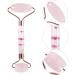Buy Rockcloud Crystal Stone Jade Roller Massager - Anti-Aging Facial Care Tool in Rose Quartz Pink for Slimming & Firming - Buy Online on GoSupps.com