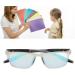 Ultra-Light Colored Glasses for Color Blindness | Transparent Frame High Light Permeability Non-Slip Design - Shop Now! - Buy Online on GoSupps.com