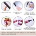 Warm Girl Nail Foil Art Set | 2 x 8ml Transfer Gel, 20 Foil Stickers | Nail Art Decoration Kit with UV/LED Lamp Required - Buy Online on GoSupps.com
