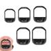 Finelycr 5 piece Bart Schablon Kinnbart BartSchablone Men Goateee Shalle Stlone 5 different sizes for men razor aid accessories for beard contour
