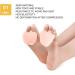 BHDK Metatarsalgie Insoles | Comfortable Forefoot Cushions for Pain Relief & Toe Correction in Men & Women - Shop Internationally! - Buy Online on GoSupps.com