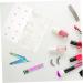 minkissy French Manicure Kit 3 Sets Nail Set Major Plastic Nail Hallow - Buy Online on GoSupps.com