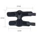 Breathable Foot Support Drop Orthosis Brace with Adjustable Size for Enhanced Rehabilitation Pain Relief Fixed Stretch Fabric Built-in Steel Plate Black One Size One Size Black - Buy Online on GoSupps.com