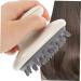 Combined Shampoo Bush & Rubber Scalp Massager | Shower Head Massager for Hair Washing & Scalp Peeling - Buy Online on GoSupps.com