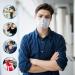 NU R 10pcs Multi Color 3 Ply Disposable Face Mask Mask with Filter Layer and Elastic Earloop Retail Sealed bags A-White - Buy Online on GoSupps.com