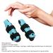 Two-Piece Metal Finger Splint - Breathable Support Brace for Arthritis & Broken Fingers (Large) - 2 Pack - Buy Online on GoSupps.com