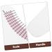 30 Pcs Paper Eyelash Measuring Rulers - Precision Lash Curling Degree & Length Tool - Assorted Colors - Perfect for Eyelash Extensions - Buy Online on GoSupps.com
